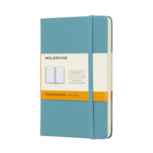 Moleskine Reef Blue Notebook Pocket Ruled Hard-8058341715246