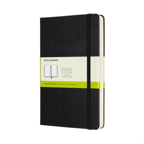 Moleskine Expanded Large Plain Hardcover Notebook : Black-8058647628028