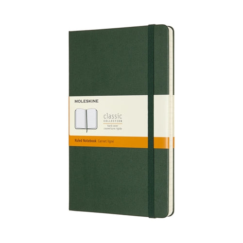 Moleskine Large Ruled Hardcover Notebook : Myrtle Green-8058647629063