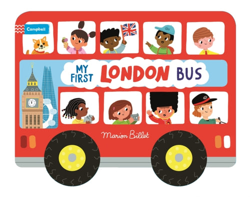 Whizzy Wheels: My First London Bus : Novelty Book with four moving wheels!-9781035011957