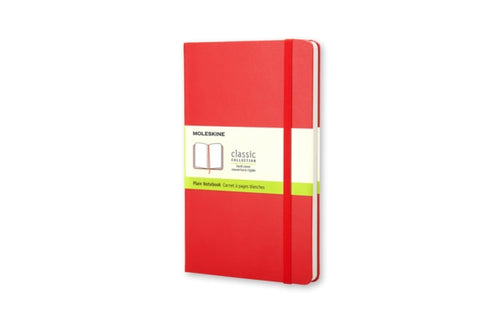 Moleskine Large Plain Hardcover Notebook Red-9788862930062