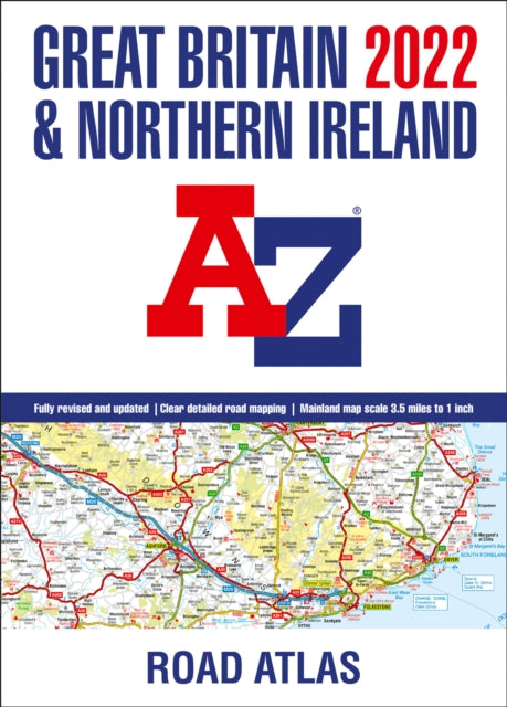 Great Britain A-Z Road Atlas 2022 (A3 Paperback)-9780008445058