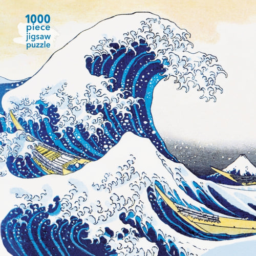 Adult Jigsaw Puzzle Hokusai: The Great Wave : 1000-piece Jigsaw Puzzles-9781787556034