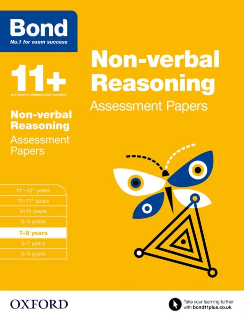 Bond 11+: Non-verbal Reasoning: Assessment Papers : 7-8 years-9780192740229