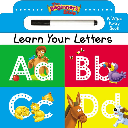 The Beginner's Bible Learn Your Letters : A Wipe Away Board Book-9780310770244