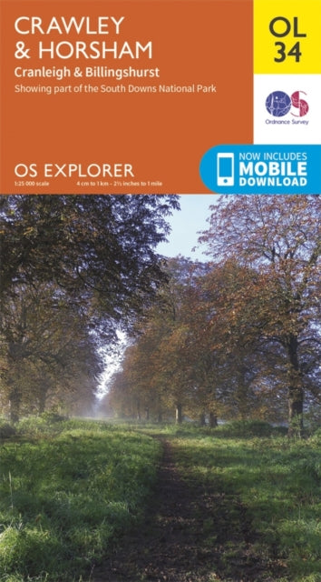 Crawley & Horsham, Cranleigh & Billingshurst : OL 34-9780319242735