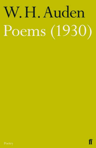 Poems (1930)-9780571283514