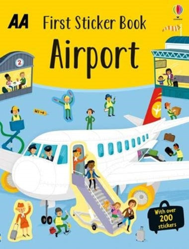 First Sticker Book Airport-9780749581541