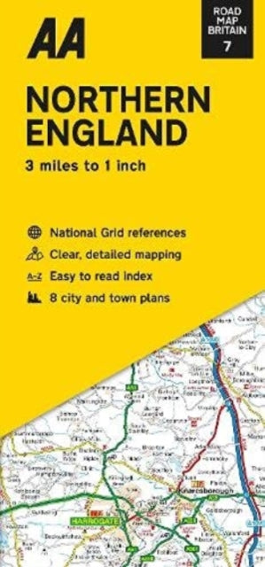 Road Map Northern England : 7-9780749582869