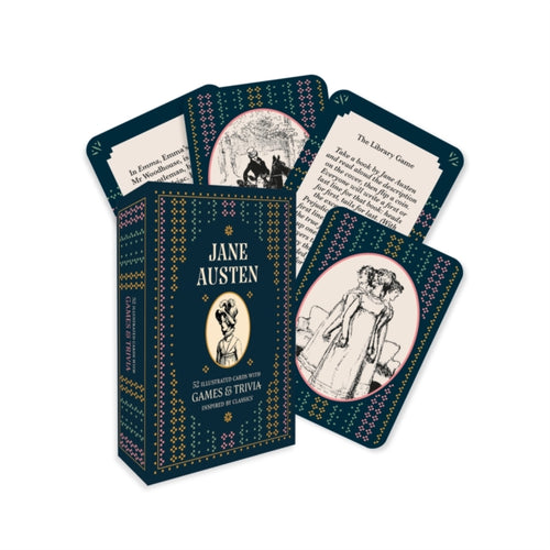 Jane Austen - A Card and Trivia Game : 52 illustrated cards with games and trivia inspired by classics-9780753735398
