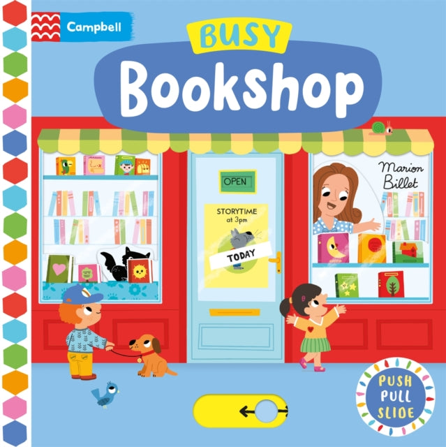 Busy Bookshop : A Push, Pull, Slide Book-9781035056187