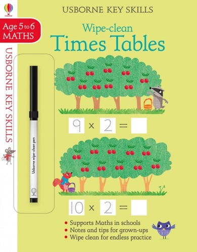 Wipe-clean Times Tables 5-6-9781474922395