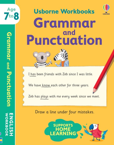 Usborne Workbooks Grammar and Punctuation 7-8-9781474991056