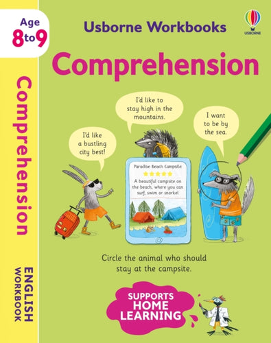 Usborne Workbooks Comprehension 8-9-9781801313490