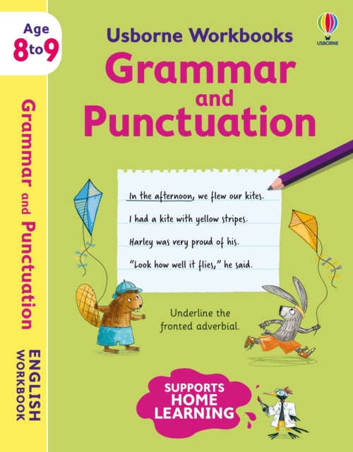 Usborne Workbooks Grammar and Punctuation 8-9-9781801313513