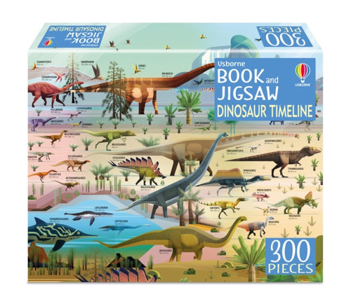 Book and Jigsaw Dinosaur Timeline-9781805315865