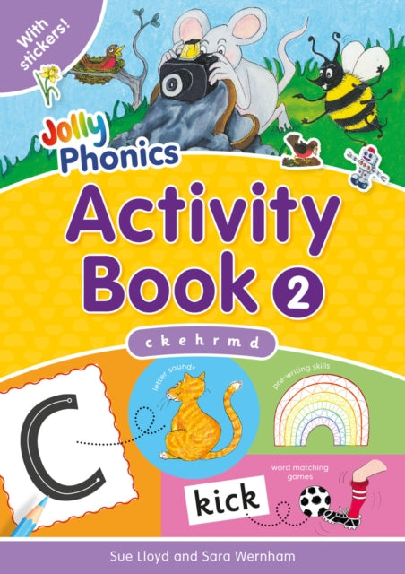 Jolly Phonics Activity Book 2 : in Precursive Letters (British English edition)-9781844141548