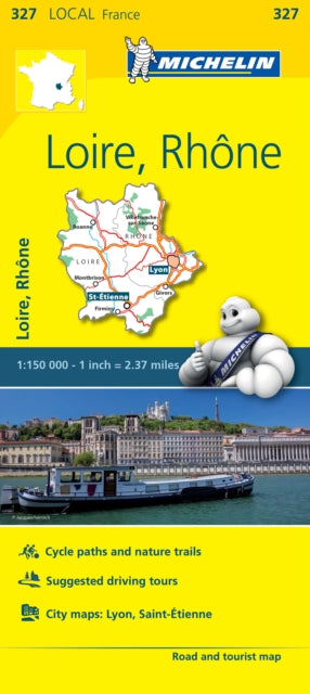 Loire, Rhone - Michelin Local Map 327 : Map-9782067210431