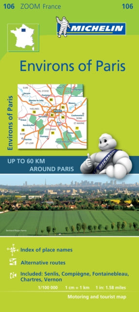 Environs of Paris - Zoom Map 106 : Map-9782067217744
