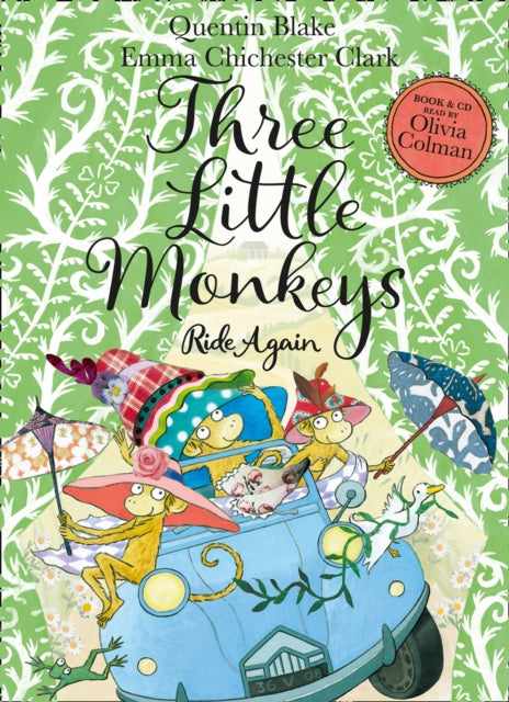 Three Little Monkeys Ride Again : Book & CD-9780008385972