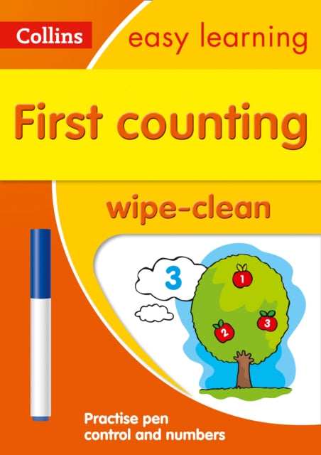 First Counting Age 3-5 Wipe Clean Activity Book : Prepare for Preschool with Easy Home Learning-9780008387860