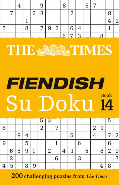 The Times Fiendish Su Doku Book 14 : 200 Challenging Su Doku Puzzles-9780008404246