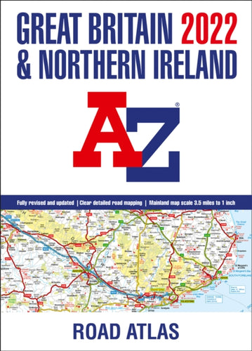 Great Britain A-Z Road Atlas 2022 (A3 Paperback)-9780008445058