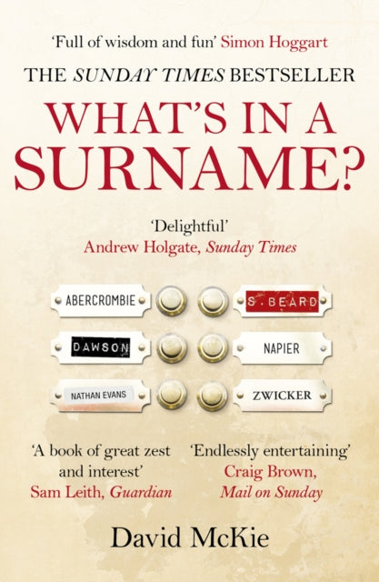 What's in a Surname? : A Journey from Abercrombie to Zwicker-9780099558941