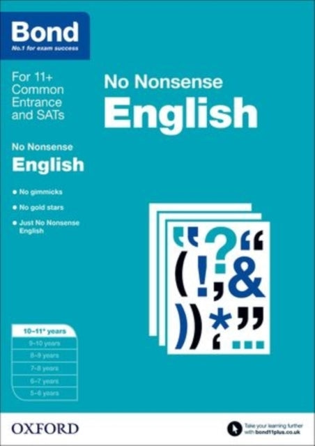 Bond: English: No Nonsense : 10-11 Years-9780192740441
