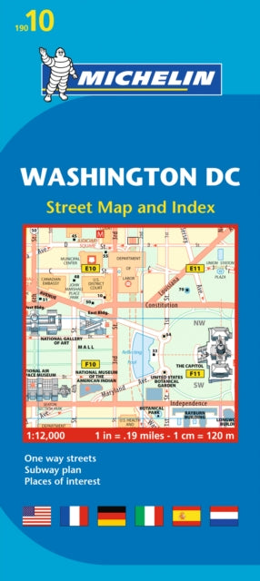 Washington DC - Michelin City Plan 11 : City Plans-9782067173743
