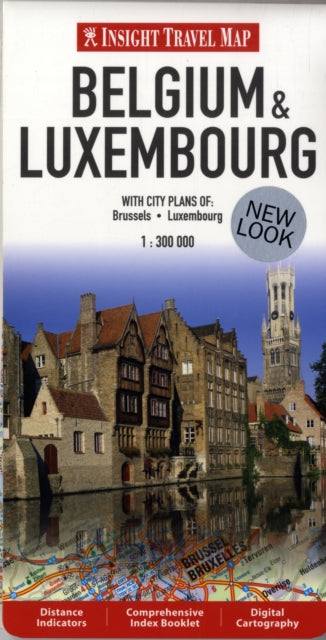 Insight Travel Maps: Belgium & Luxembourg-9789812589149
